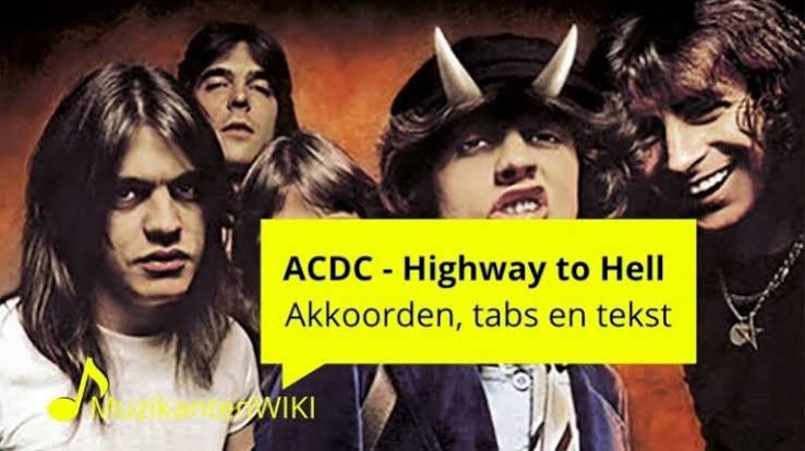 Highway To Hell - ACDC (akkoorden, tabs, tekst)